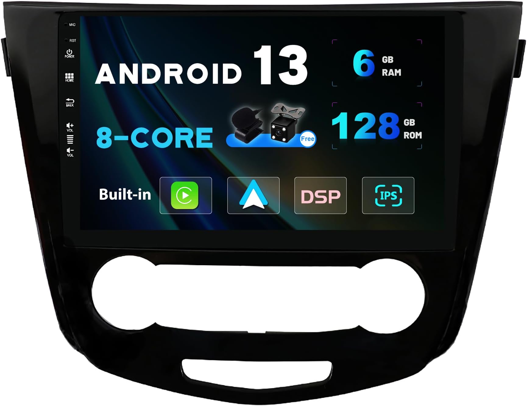 Autoradio Smart Fortwo 451 2005-2010 6G+128GB 8Core 4G+WIFI CarPlay Wireless