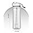Opard Peak Water Bottle with Straw Cap, BPA-Free, Leak Proof Flip Top Bottle