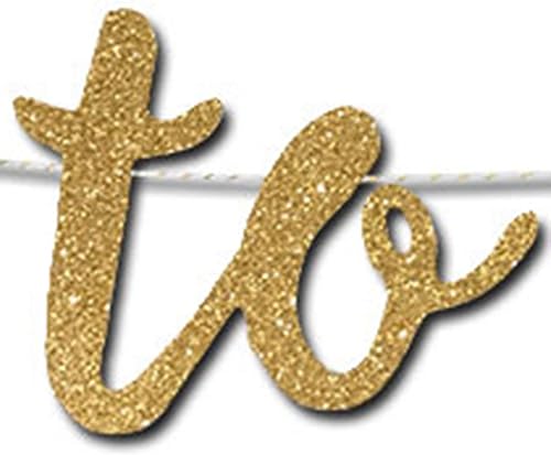 Miniatura 5 de Cartel de Cheers to 40 Years  Papel de cartulina con purpurina de alta calidad  Texto más grande para una mejor visibilidad  Decoración perfecta