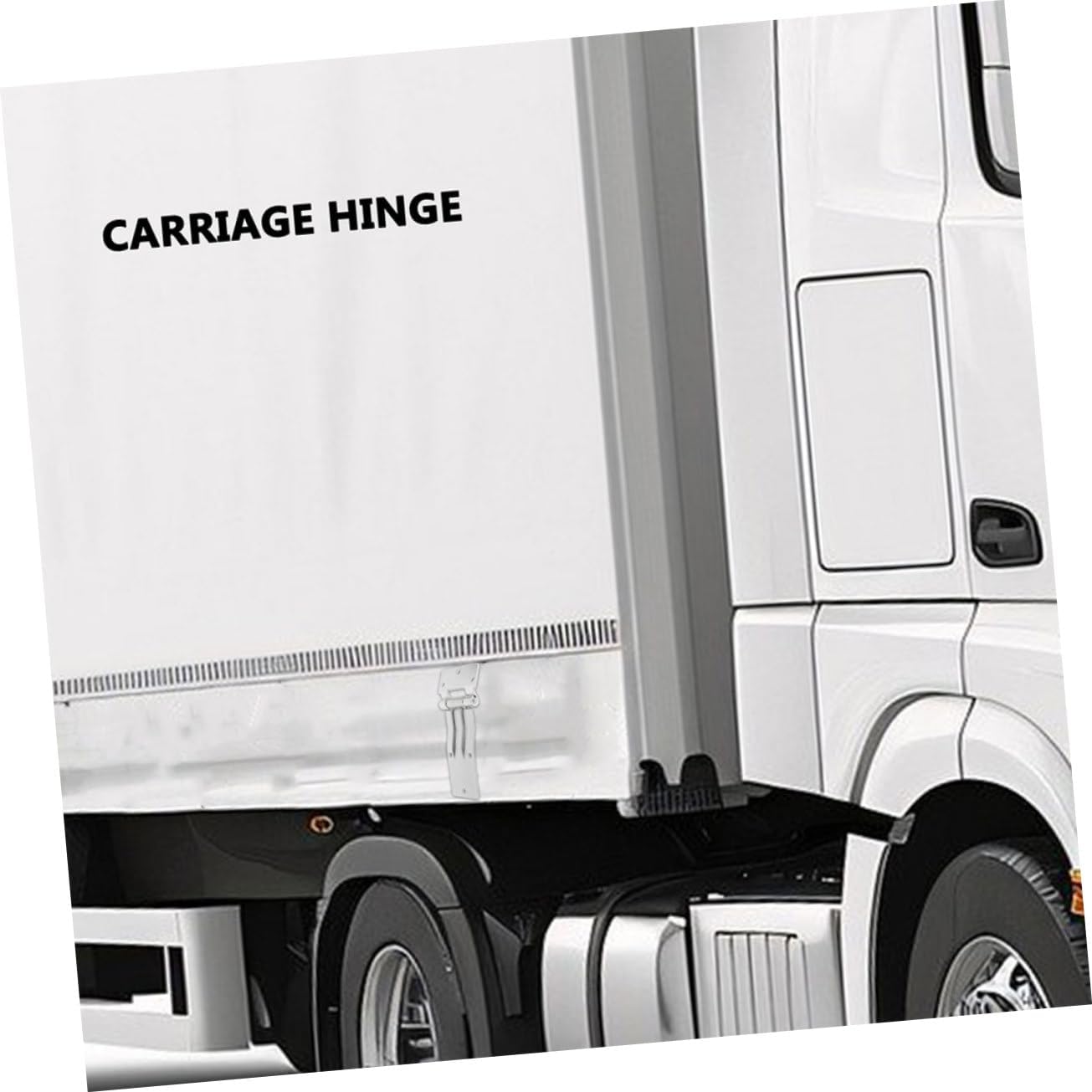 OUNONA 2pcs Heavy Duty Trailer Door Hinges Galvanized Truck Side Door Replacement Durable Hinge for Refrigerated Vehicles Easy Installation Reliable Load Capacity