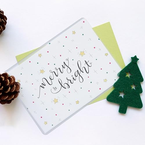 Miniatura 6 de Rainmae Paquete de 40 protectores rígidos de impresión de 5 x 7 pulgadas, protectores de hojas de plástico duro impermeables transparentes, fundas