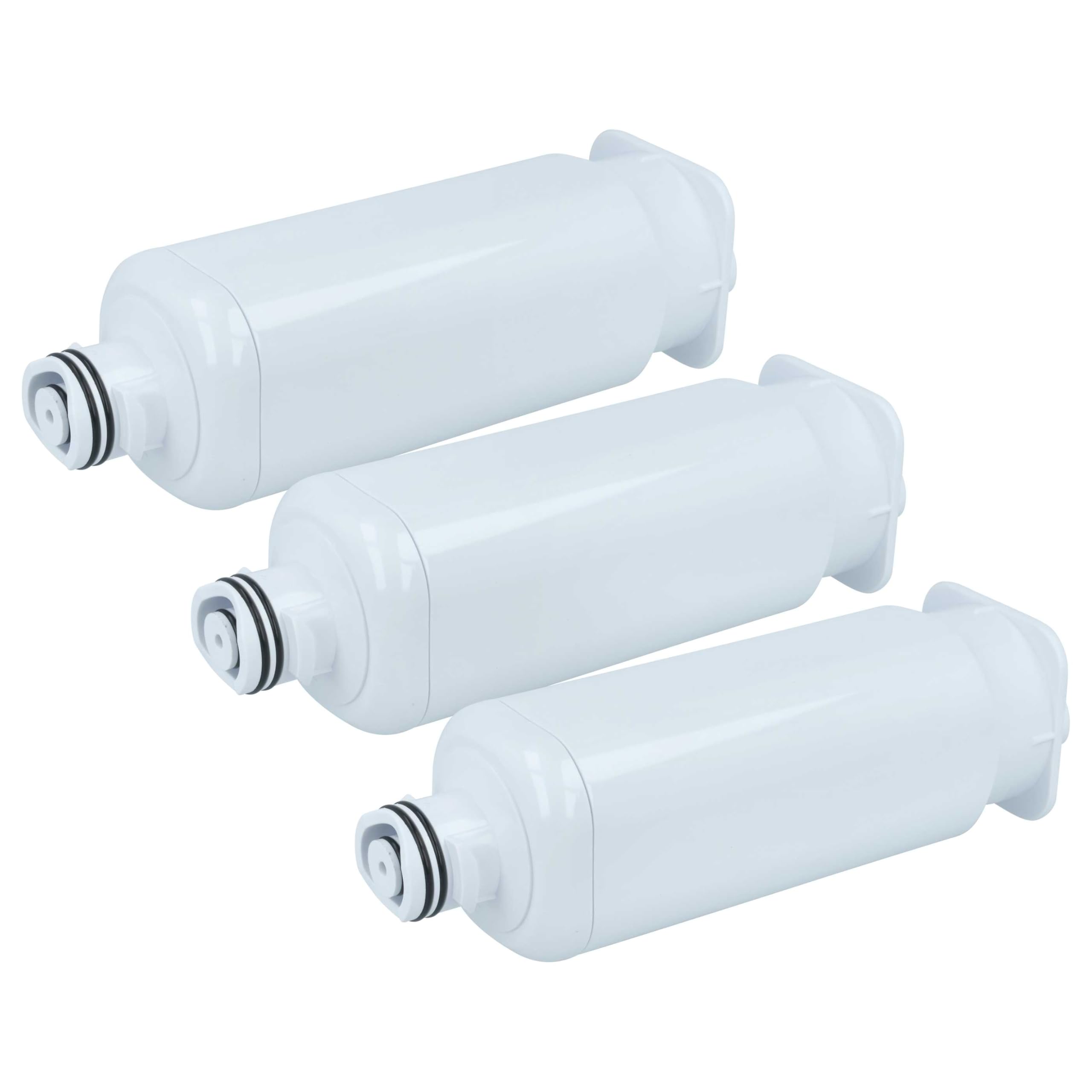 vhbw 3x cartuccia filtro per l'acqua compatibile con Siemens RF28R6201SR/AA, RF27T5201SR/AA, RF27T5201WW, RF27T5241SR, RF27T5501SR frigorifero