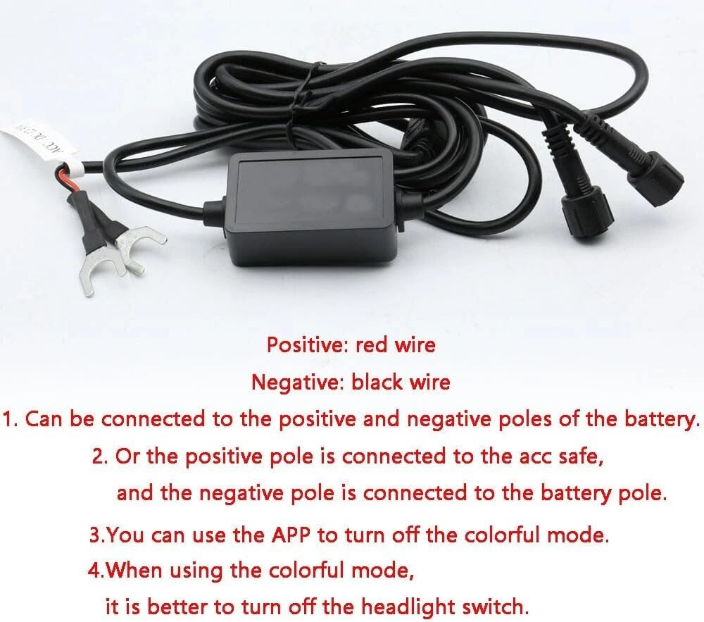 2Pcs 9006/9005 / HB3 White + Multicolor App Control RGB LED Bulbs For Car Vehicle