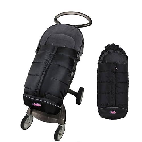 Saco de dormir universal para cochecito de bebé diseñado en Alemania, estilo con 5 cierres de cremallera, fácil de entrar y salir, manta repelente