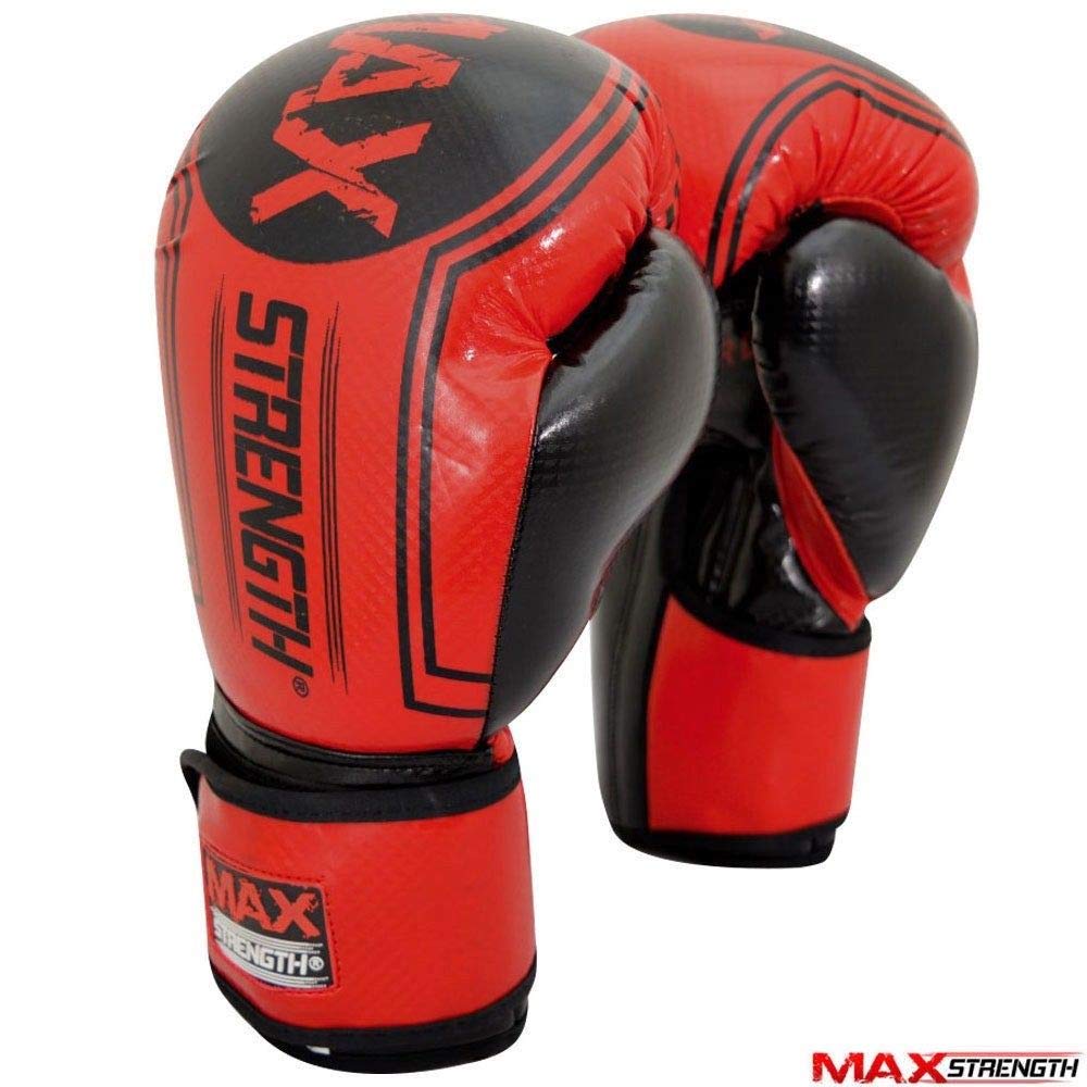 Boxhandschuhe Max Strength Mit Fokus-Pads – V-Tech Polsterung, Klettverschluss, 170g, Ideal Für Training & Sparring