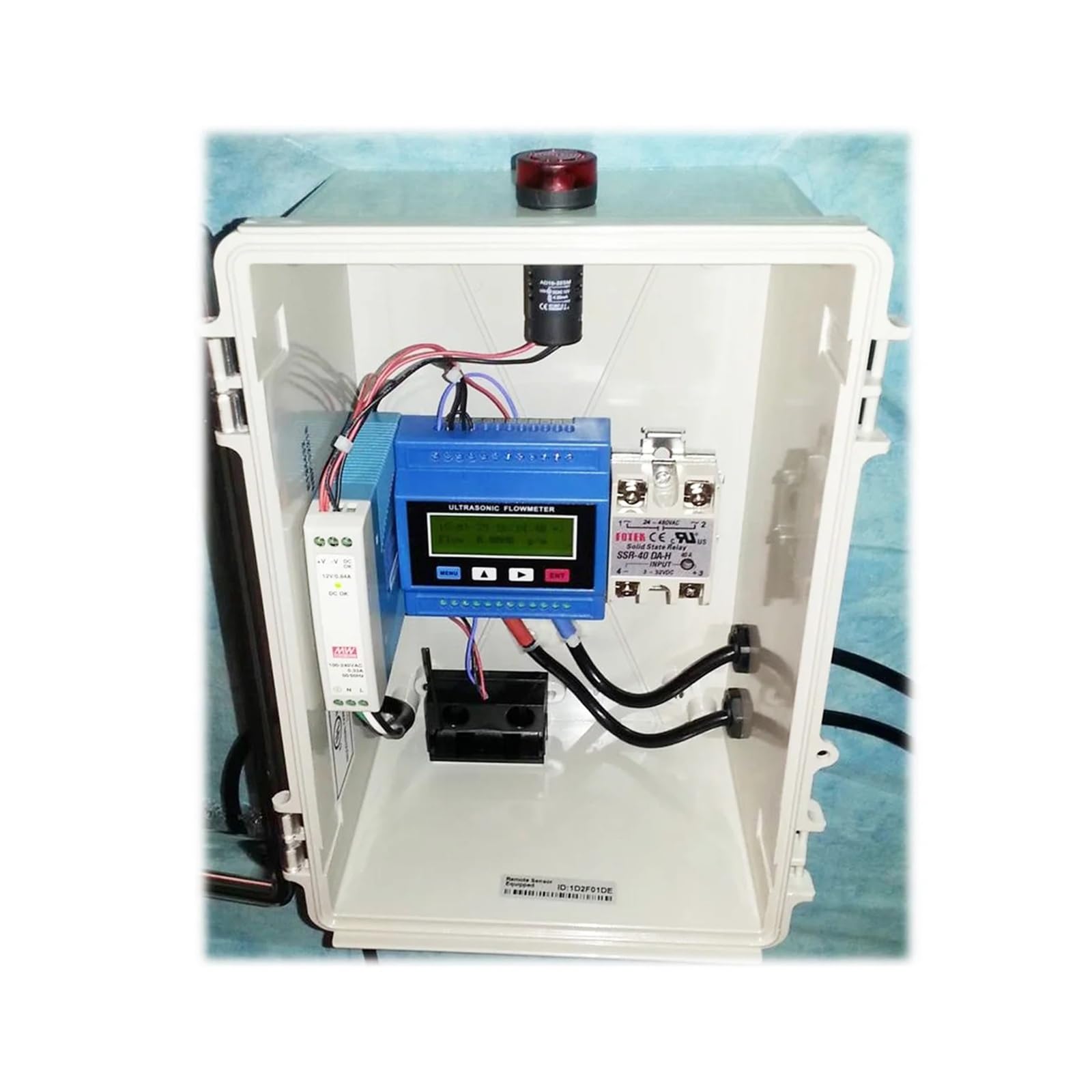 TUF-2000M Digitaler Flüssigkeitsdurchflussmesser, Ultraschall-Durchflussmodul mit Clamp-on-Sensor TS-2 TM-1 TL-1 DN15-DN6000 for Kupfer-/PVC-Rohre Präzise Messwerte(Host and TS-2)