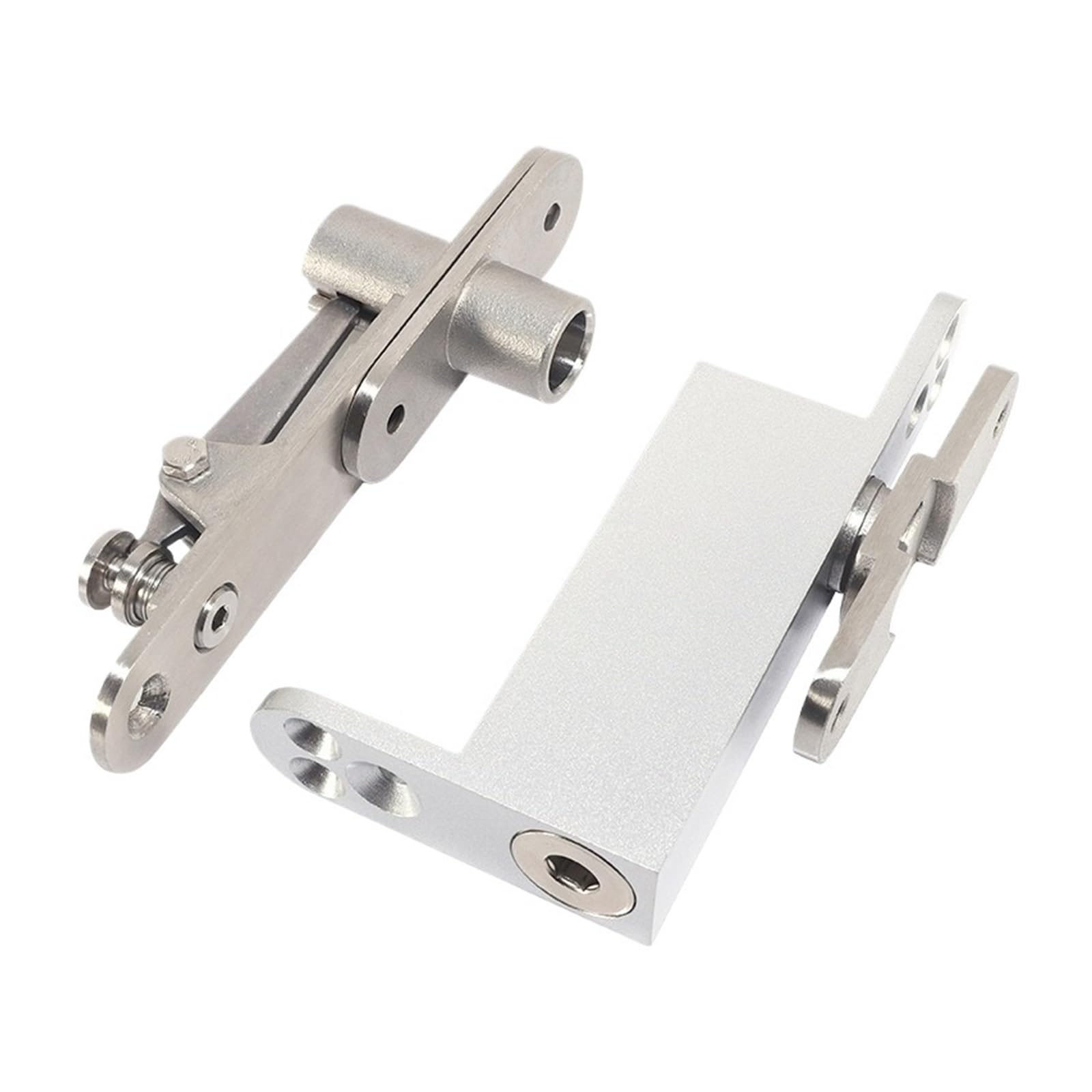 YMUGUEGH 360 degree hydraulic automatic return door closing positioning door closer hidden hinge