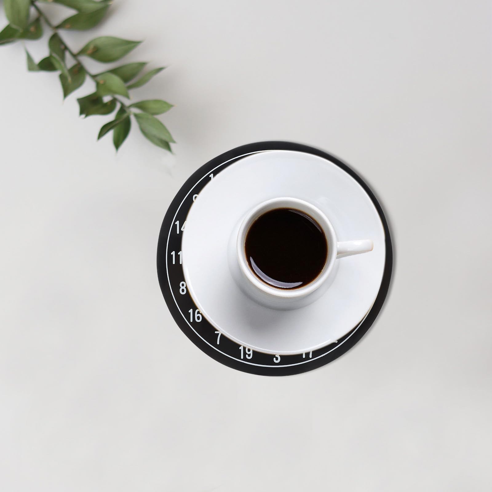 Posavasos Aislantes para Antideslizantes y Té 12 Agua Tazas Térmicos de ABS Multifuncionales Ideales Decoración y Uso Hogar