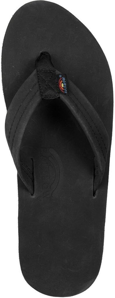  | Rainbow Sandals Men's Leather Double Layer with Arch Wide Strap | Sandals