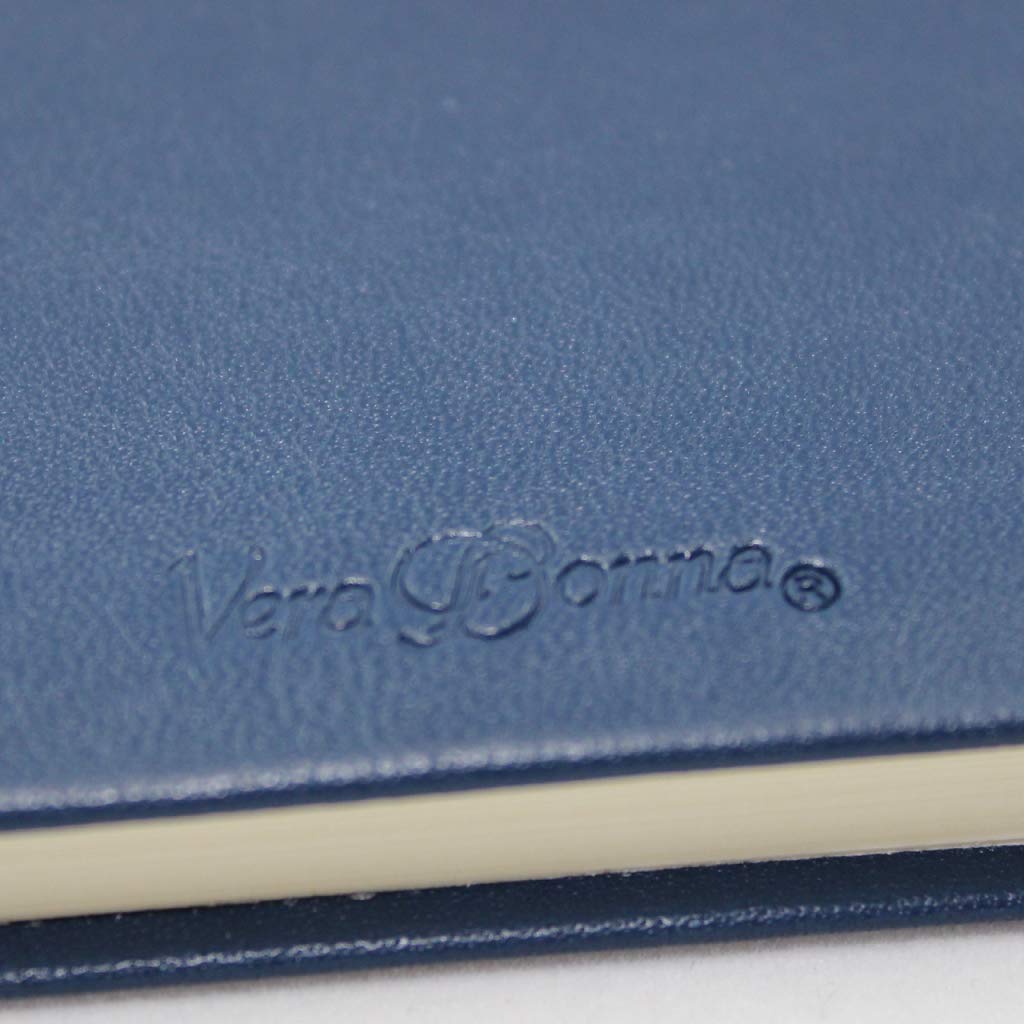 Carnet d'adresses vertical en cuir de différentes couleurs (marron)