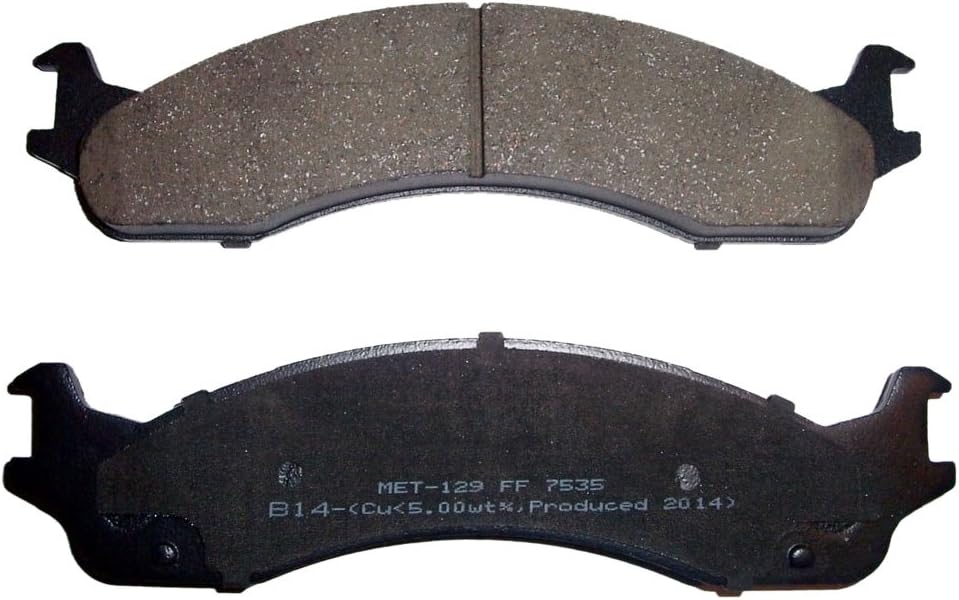 D655.20 Graphite Ceramic Police Formula (Front) Disc Brake Pad Set, 4 Pads