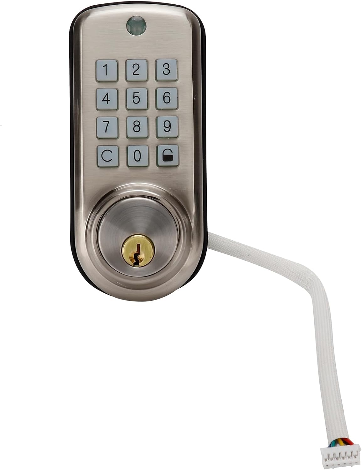 Mechanical Door Lock, Smart Gate Lock Outdoor Gate Door Locks Set Keypad Door Lock with Handle Keypad Locks with Handle for Garden Garage Yard