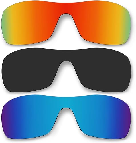 ACOMPATIBLE 3 pares de lentes polarizadas de repuesto para gafas de sol Oakley Antix Pack P1