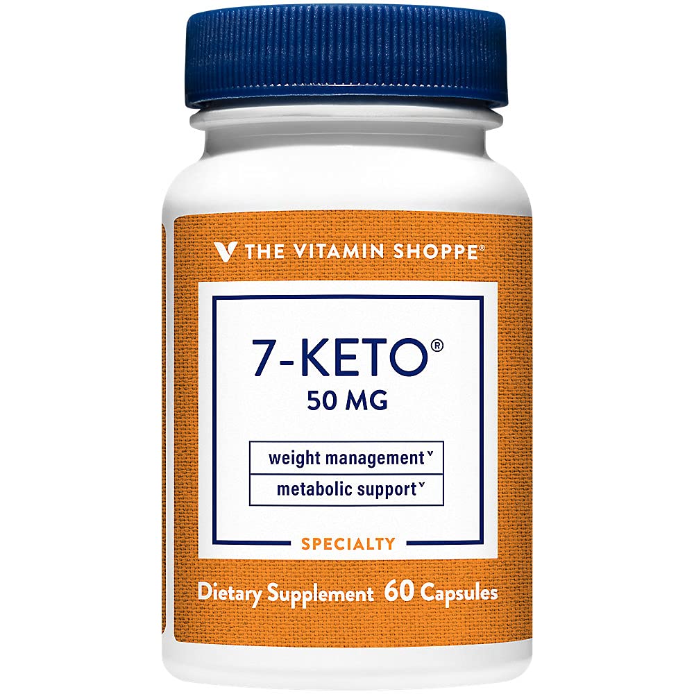 Amazon.com: The Vitamin Shoppe 7-Keto Promotes Fat Metabolism, Can Used (60  Capsules) : Health & Household