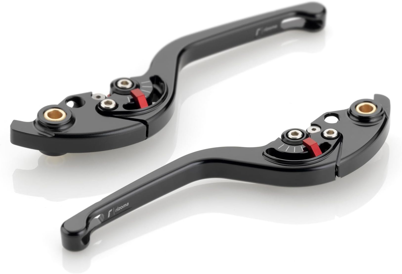 Rizoma "RRC" Adjustable Brake and Clutch Lever Set (BLACK) for Ducati Diavel, Panigale 1199, Monster 1100, Multistrada 1200, Streetfighter 848/1098, 848, 1098, 1198