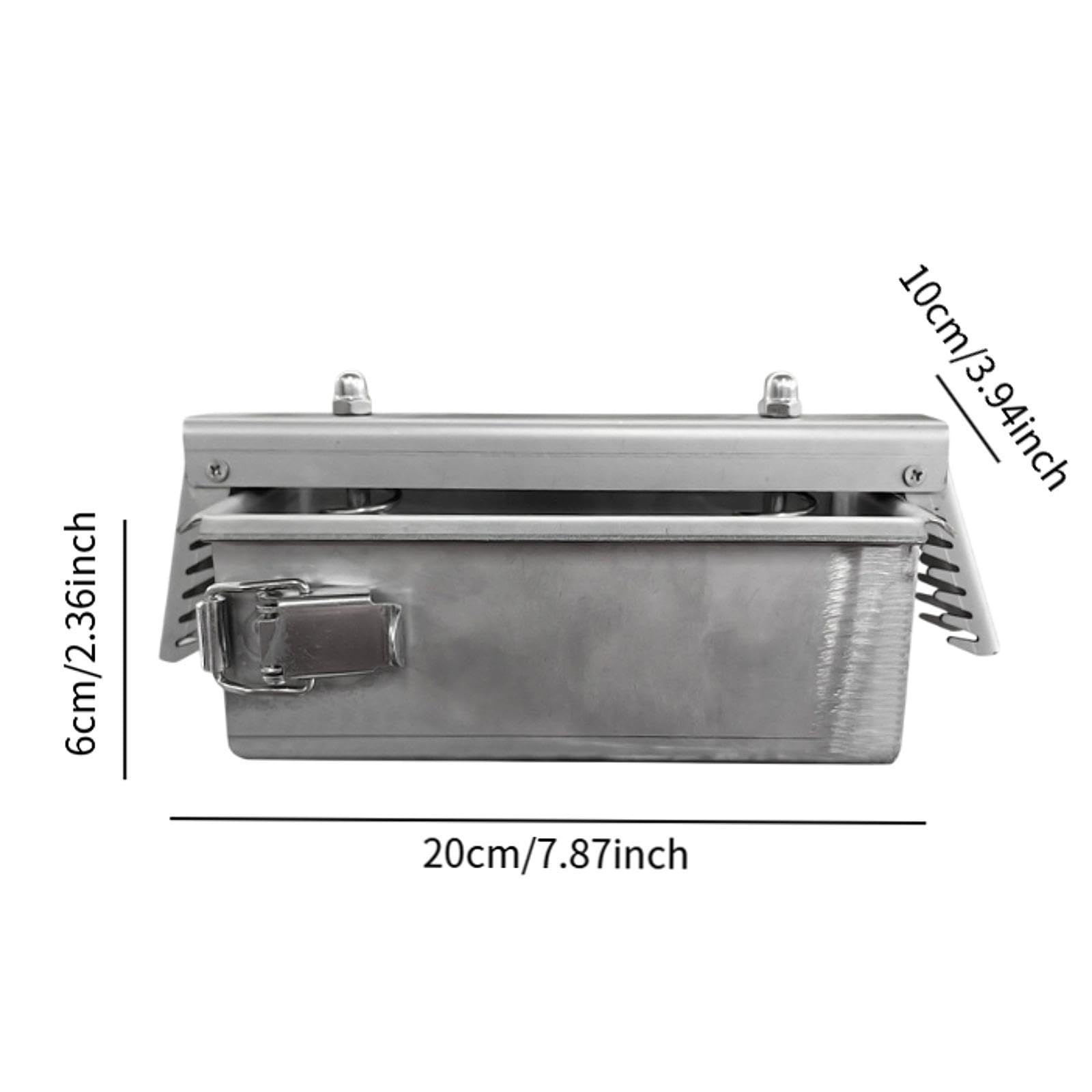 Edelstahl Fleischpresse Fleischklopfer, Schinkenmacher Fleischpresse, Fleischpresse Werkzeugkasten, rechteckig, Presswerkzeug für hausgemachte Rindfleisch, Huhn, Schwein, Steaks, 3 KG C