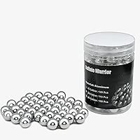 120 Rounds of 43 Cliber Solid Aluminum Ball Paintballs, 1.8 Grams Per Round, 43 Cal Paintballs for Target Training and Home Defense. Fits T4e PPQ M2.
