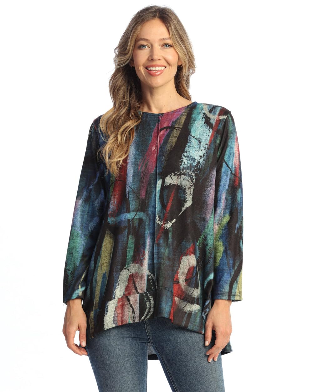 Jess & Jane French Brushed Knit Tunic - FB8