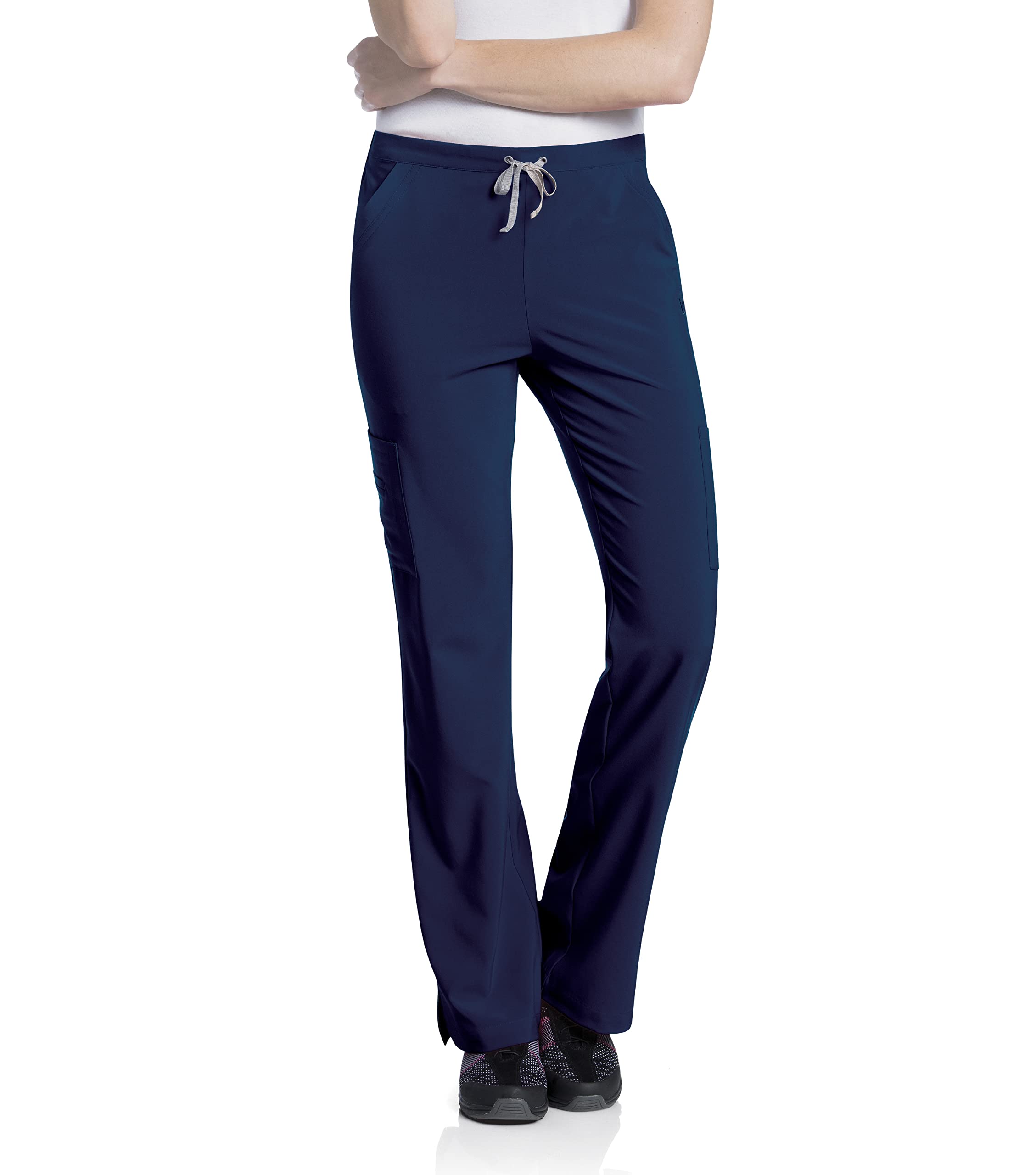 Urbane Women's Regular Performance Tailored Fit Stretch 6-Pkt Cargo Scrub Pants 9312