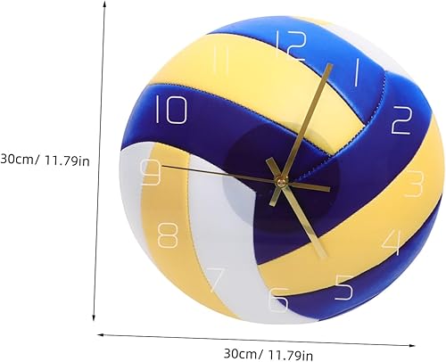 Miniatura 4 de Garneck Reloj de pared deportivo para baloncesto, silencioso, decorativo, silencioso, para sala de estar, dormitorio, habitación de los niños