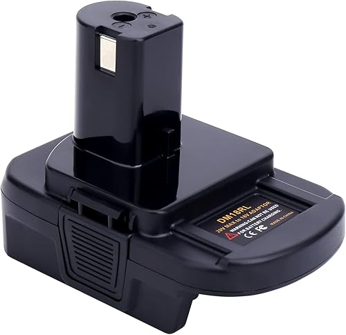 Miniatura 9 de Biswaye Adaptador compatible con batería Dewalt de 20 V a repuesto para batería Ryobi 18V One+, adaptador compatible con baterías Mil-Waukee M-18 a