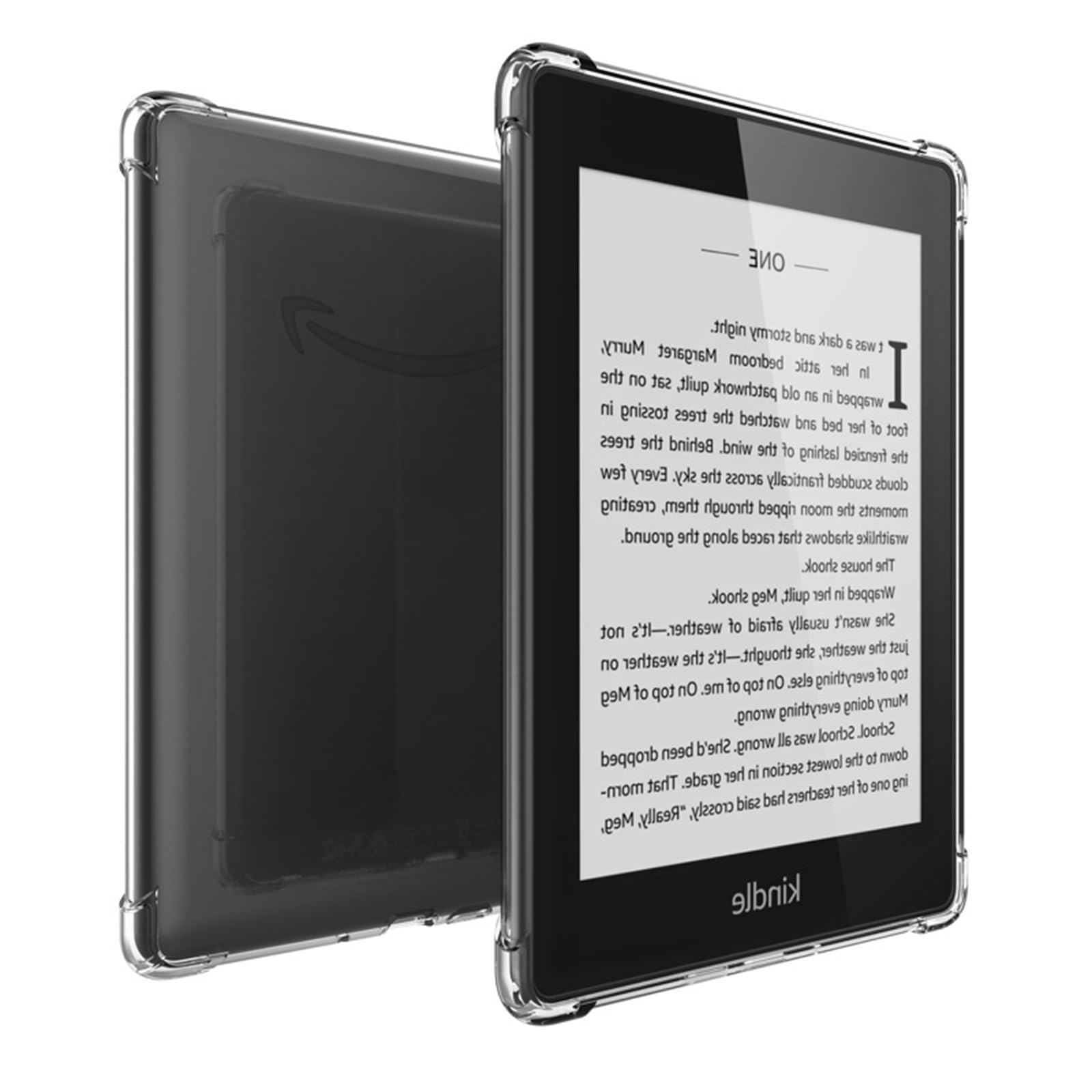 SSKHE Etui na Kindle, przezroczyste etui do 6" Kindle 11 generacji 2022 (model C2V2L3), lekkie i odporne na zarysowania silikonowe etui