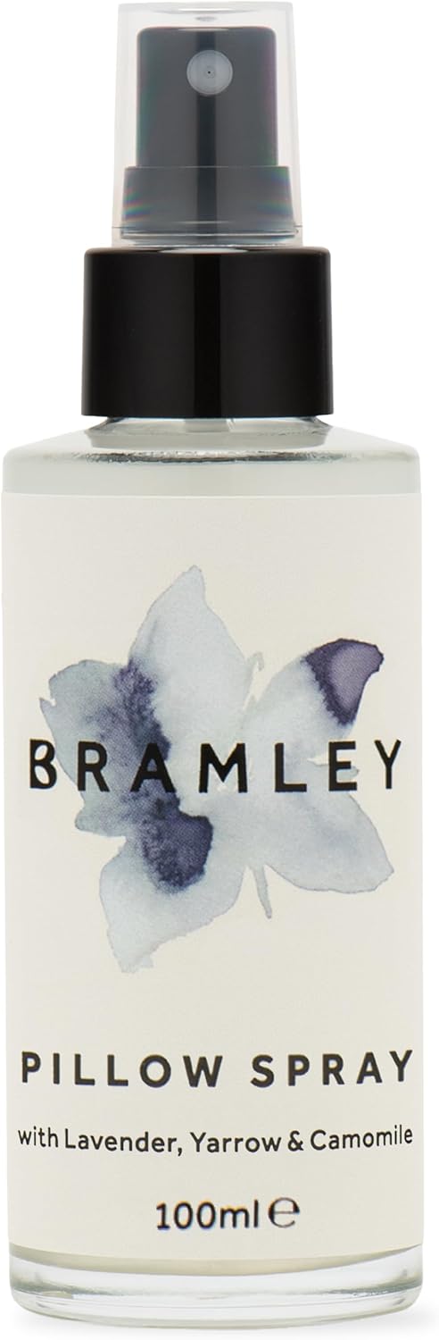 Bramley Pillow Spray (100ml), Sleep Spray Pillow Mist with Lavender, Yarrow and Camomile Essential Oils, Soothing and Relaxing Gifts for Women