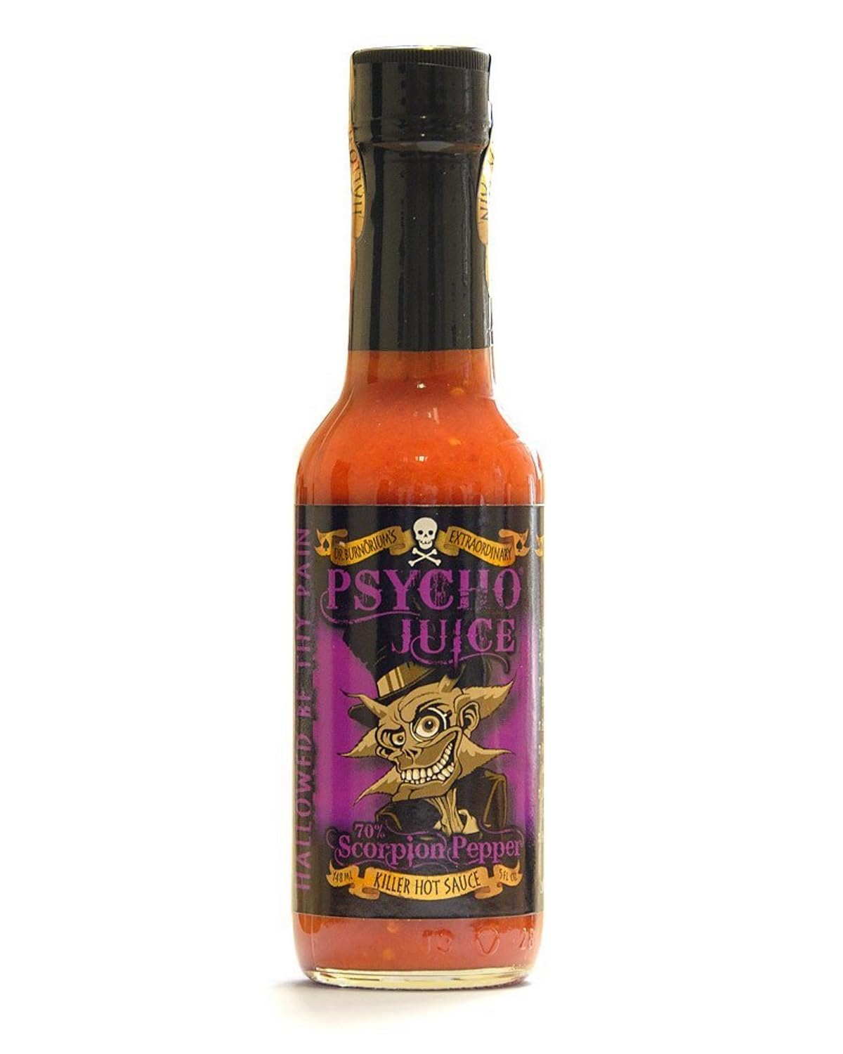 Psycho Juice70% Scorpion Pepper Hot Chilli Sauce 148ml