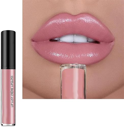 12 Color Cream Lip Gloss, Non-Stick to Cup, Waterproof, Non-Fading, Long-Lasting Moisturizing Velvet Lip Lipstick (03#, 9.99  Fl Oz)
