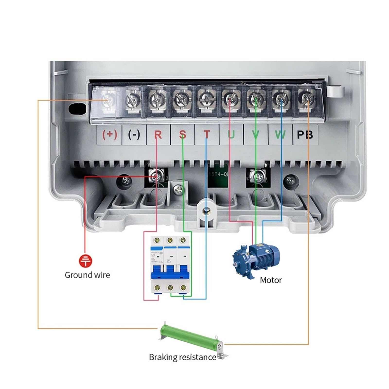 Variateur de fréquence VFD 18 KW, 11 KW, 15 KW, 7,5 KW Général 380 V Entrée triphasée Sortie Vitesse du Ventilateur/de la Pompe(18kW)