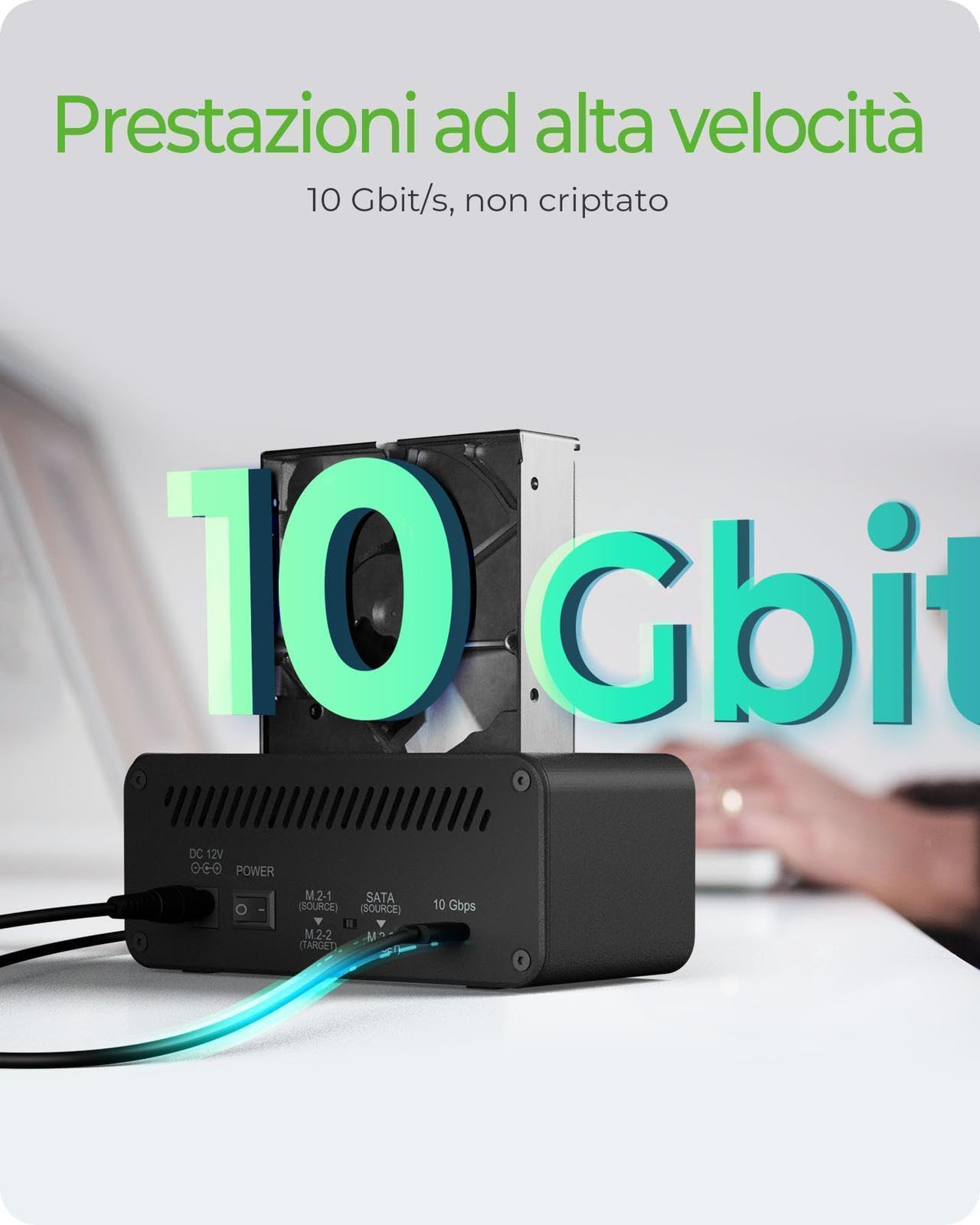 "RaidSonic Icy Box IB-2924MSCL-C31 Klon- & DockingStation f?r 2,5""/3,5"" SATA & M.2 NVMe SSD"