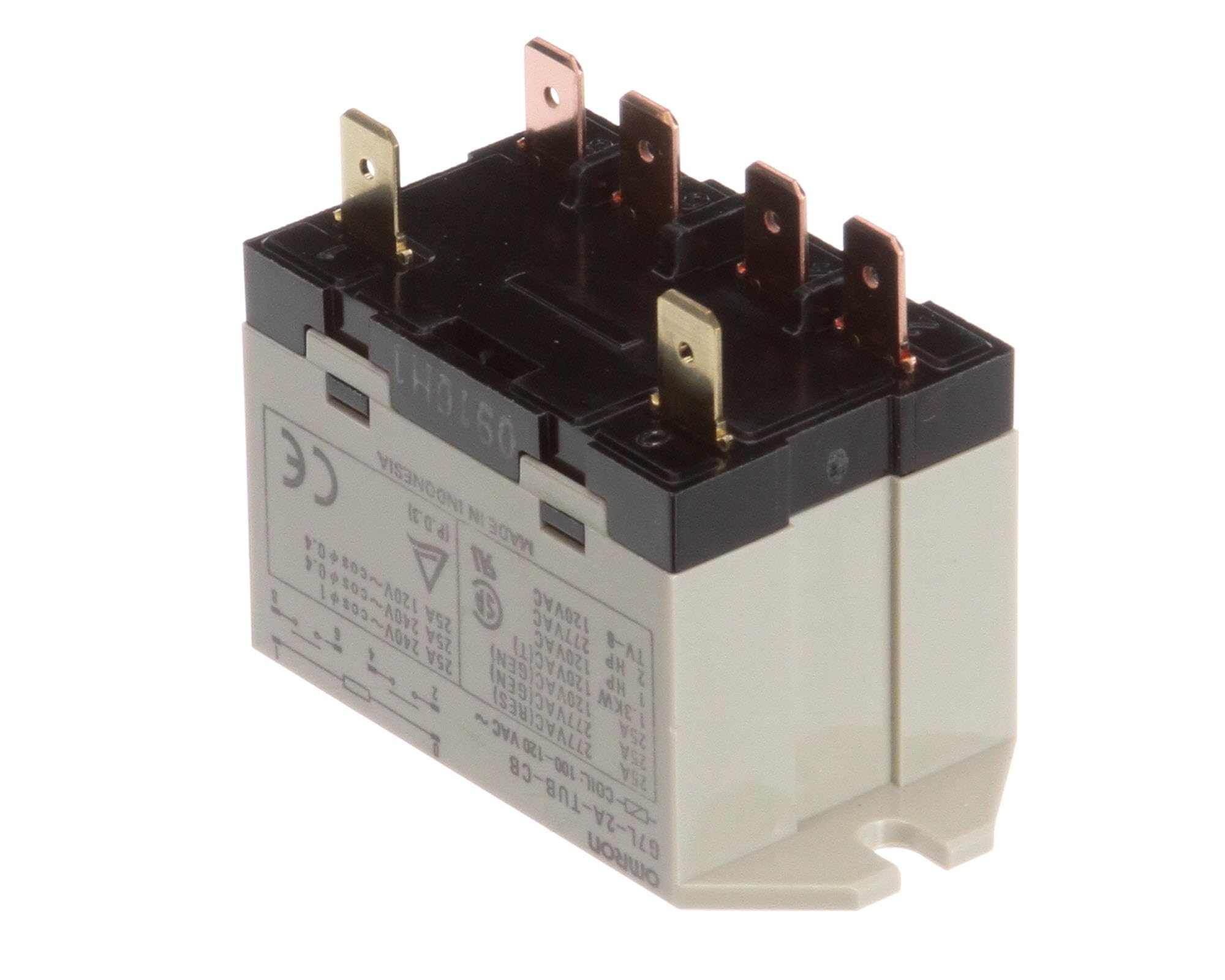 Delfield 2195088 Relay 120Vac Coil 25 Amp 120/240V