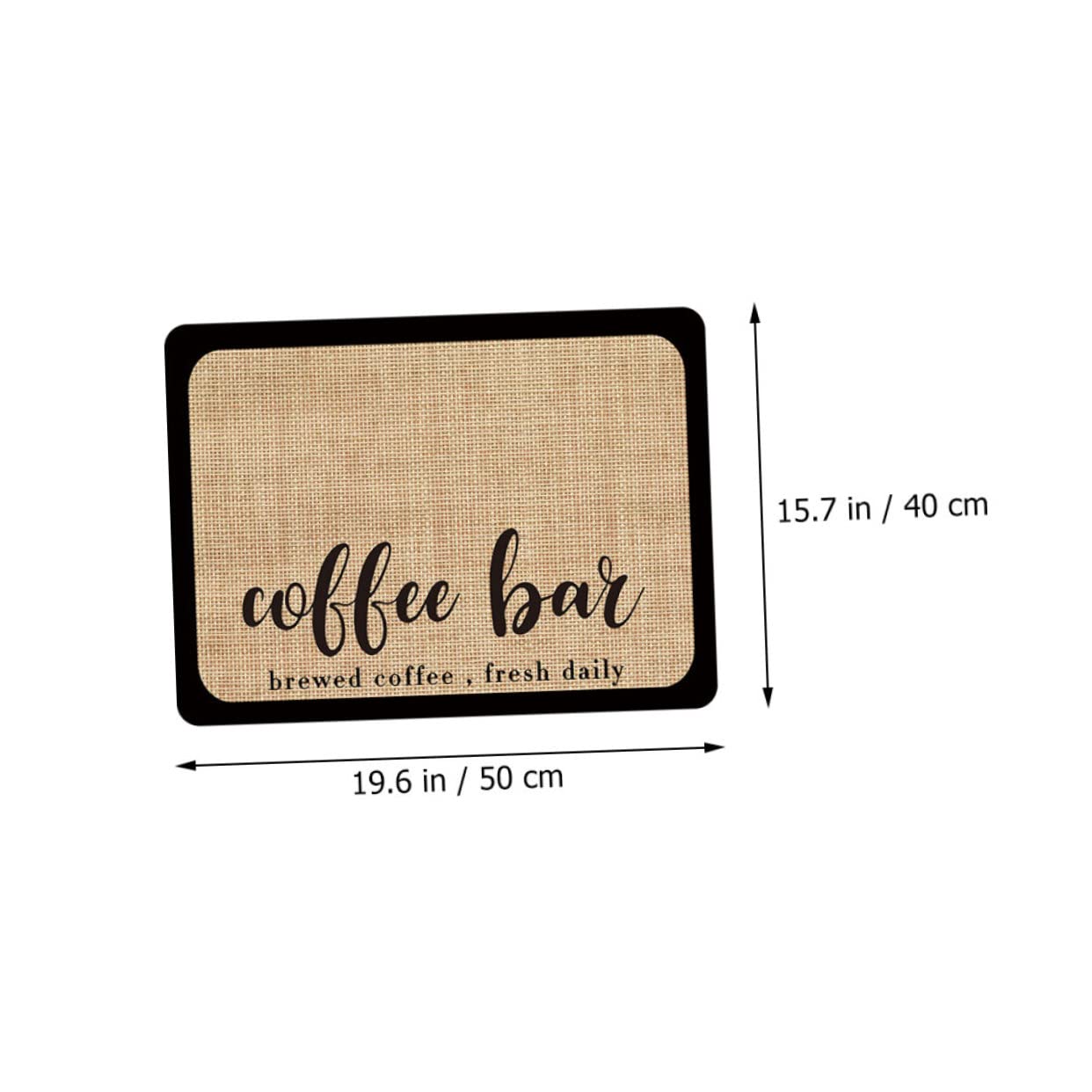 Tappetino da Caffè Multifunzione in PVC per Cucina e Banco