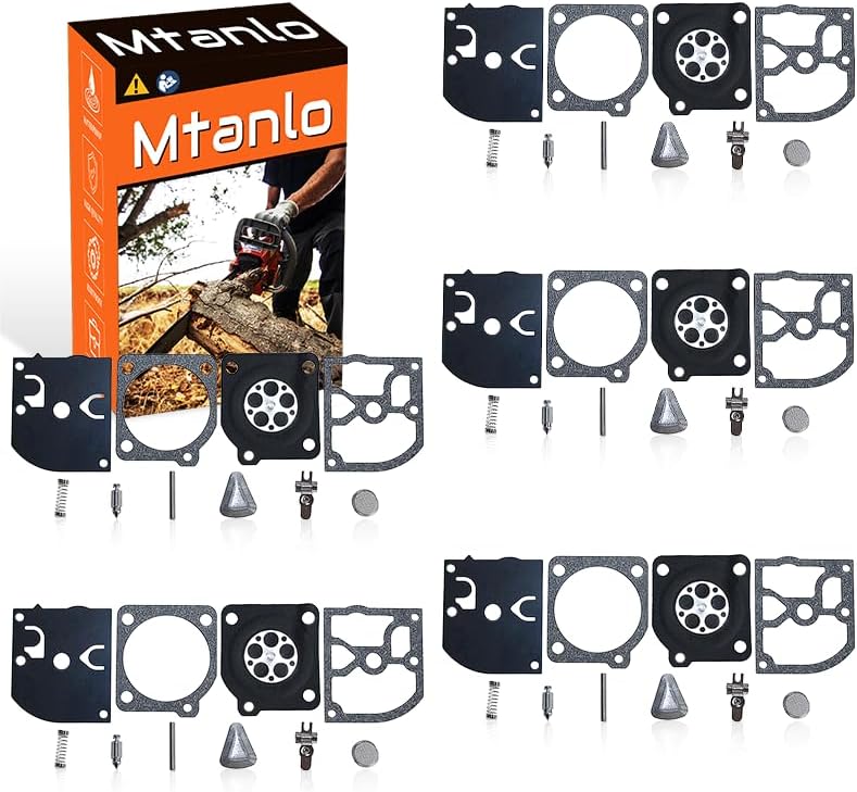 Kit de carburador de motosierra para motosierra Jonsered 2050, 2045, 2041 con carburador para Zama