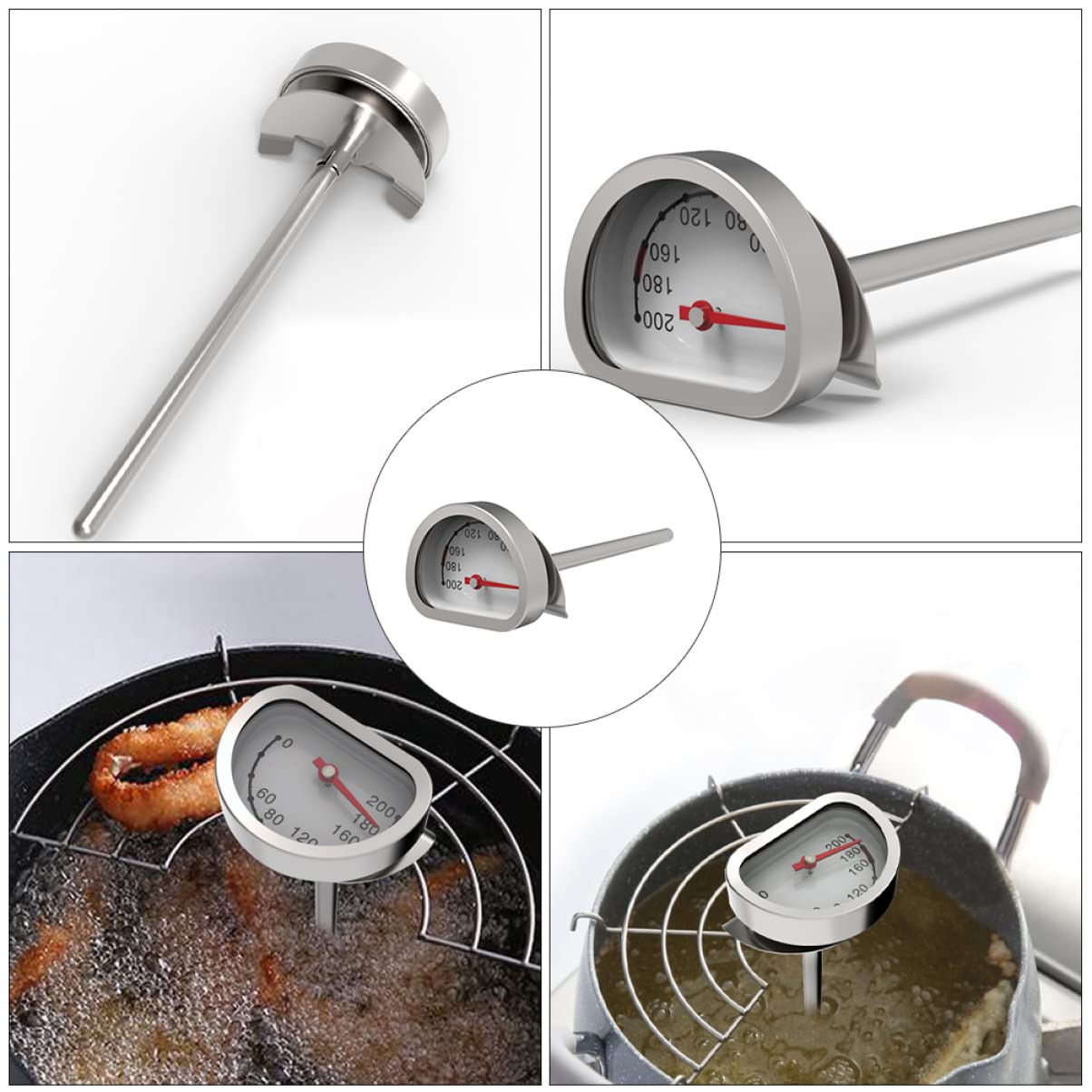 1pc Barbacoa for el mejor probador de alimentos Dial Hogar Hogar Aceite de tallo profundo Gadget Útil Medidor Herramienta instantánea Cocinar Leer Freidora Temperatura Parrilla Carne Pavo Accesorios C