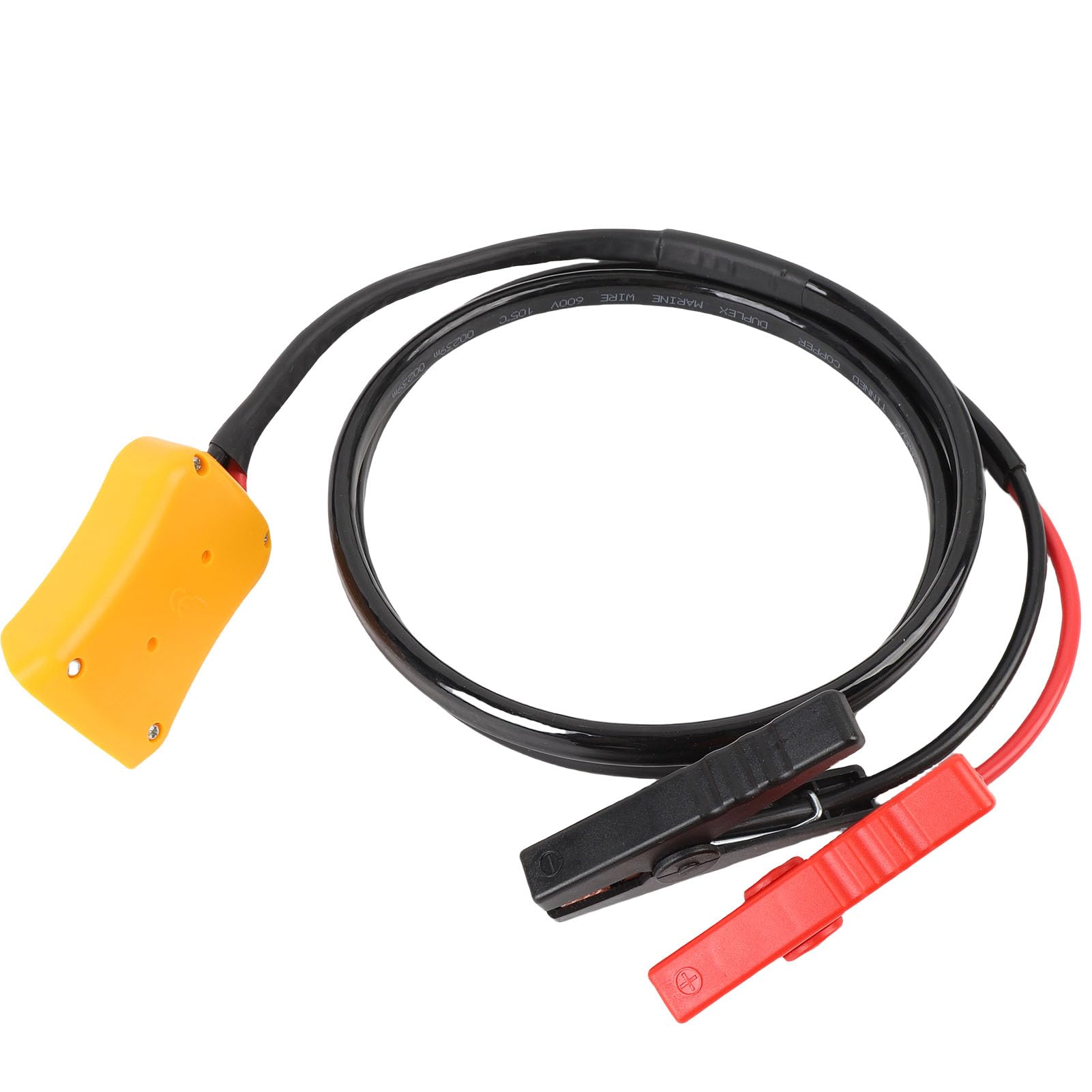 Cryfokt Cables de Puente con Adaptador para Batería de 20 V, Cable de Arranque de Batería Portátil de 6 Pies 8 AWG, Abrazaderas de Puente de, Ideal para Arranque de de Automóvil