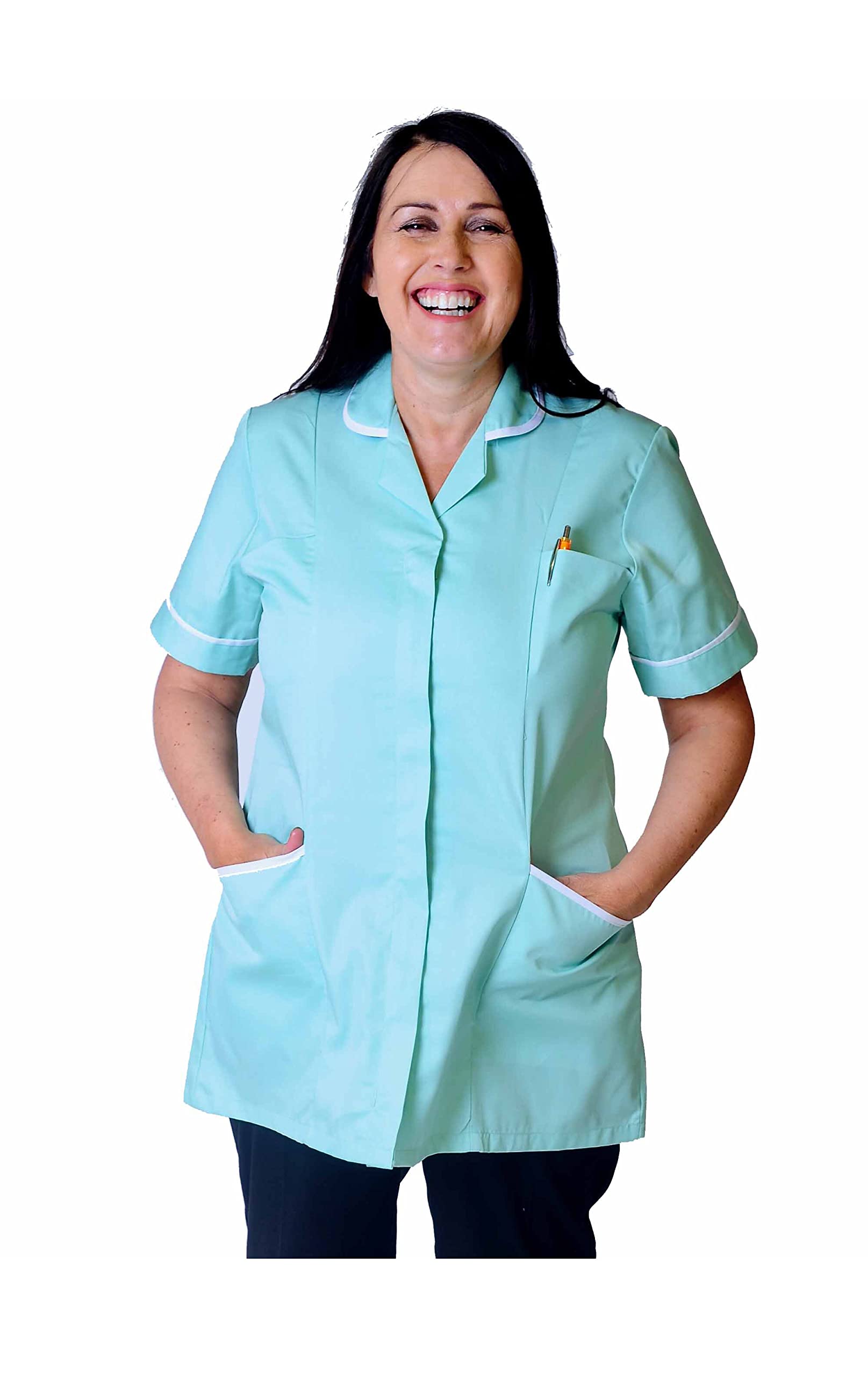 Skywear T66 Healthcare and Beauty Tunics Woman Girls Ladies Tops Office Uniform Shirts in Multicolors — view 15