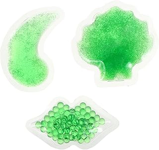 Healeved Pacote De 3 Peças Gel De Beleza Pacote De Gelo Pacote De Gelo Olho Para Dormir Gelo Pacote De Olho Rugas Géis Remendo De Gelo Olho Pacote Quente- Pacote De Fisioterapia