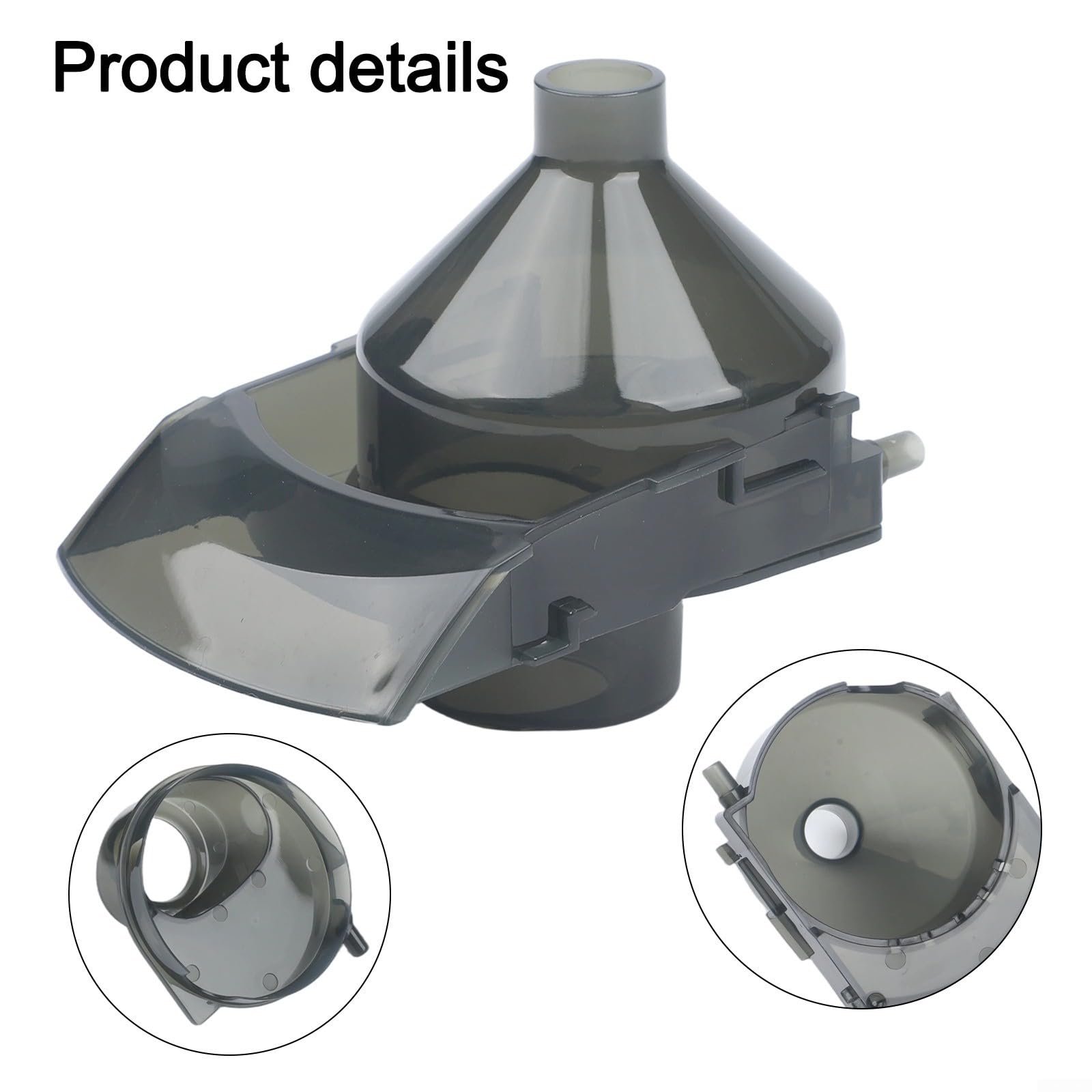Juego de 2 embudos de leche en polvo para espumador de leche Baby Brezza, material PP, fácil instalación y limpieza, compacto y portátil, accesorios para máquinas de preparación de leche