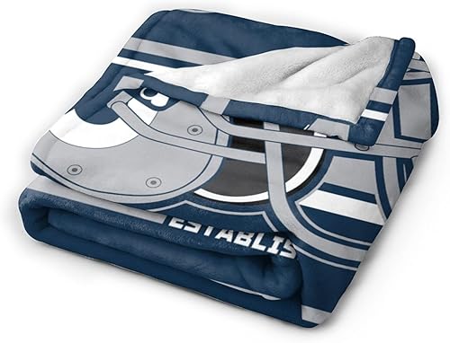 Miniatura 4 de Nmdswov Dallas - Manta personalizada con estilo de fútbol, regalos para hombres, mujeres, jóvenes, fanáticos, para sofá, cama, sofá, silla de sala