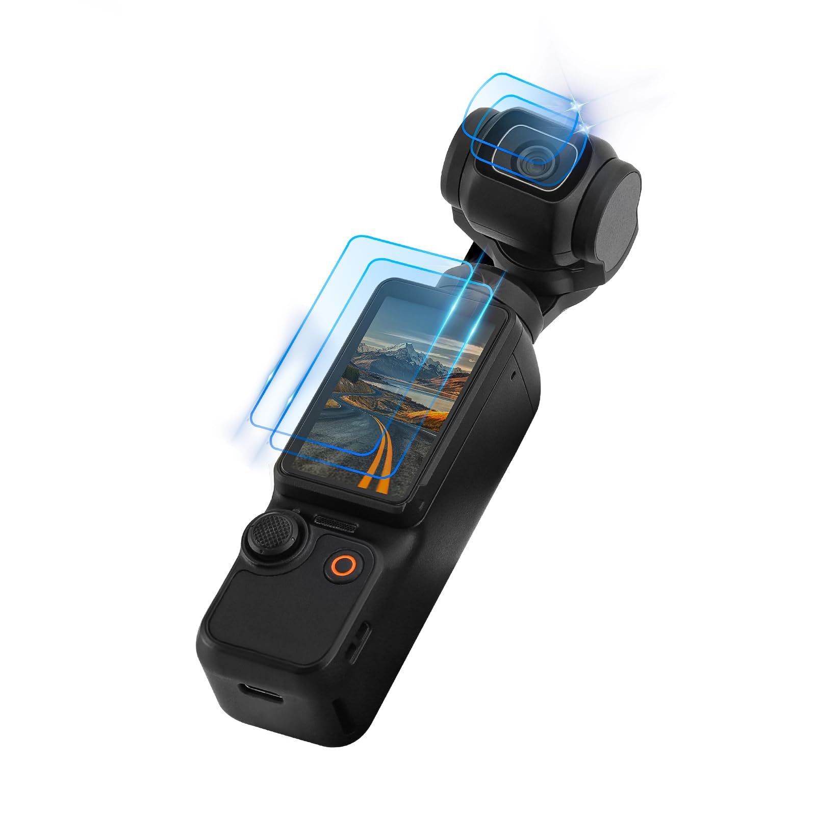Amazon | TOMGDRACO DJI OSMO POCKET 4/POCKET 3 強化ガラスフィルム