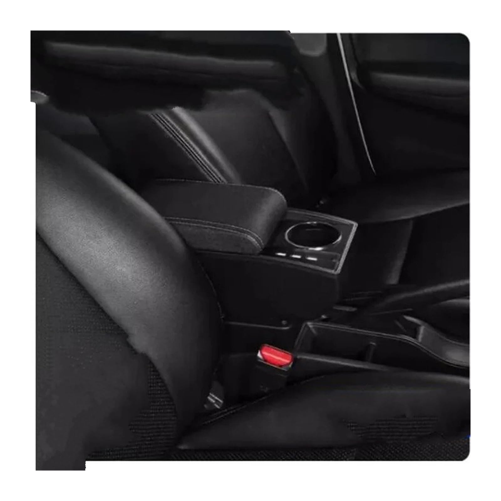 Car Armrests For Peugeot 208 2012-2018 Armrest Box Storage Car Holder Ashtray Interior Dedicated Retrofit Parts Accessories(M1 white line 3USB)