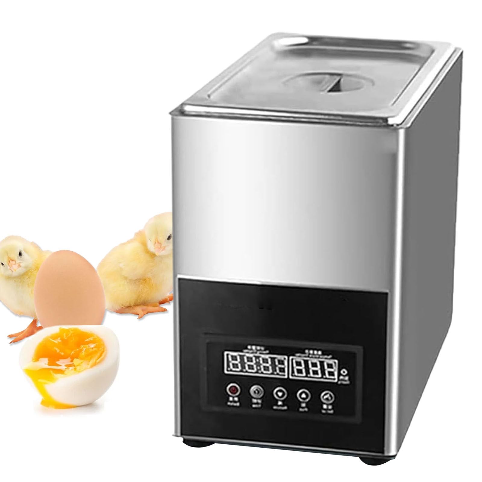 Cuociuova Elettrico Da 9 Litri, Cuociuova E Dispositivo Per Frittata, Macchina Automatica Per Uova Sode, Macchina Per Uova Sode Semi-Sode, Cuociuova Hot Spring, Per Uova Sode Morbide,220V