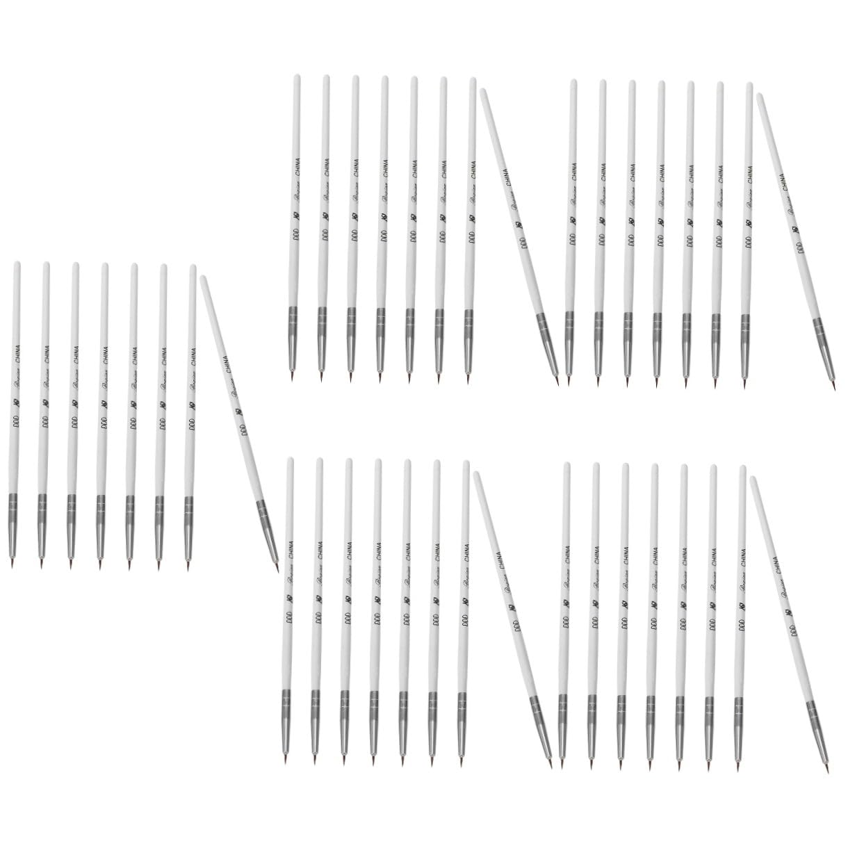 Healvian 40pezzi Pennelli Per Nail Art Strumenti Per Manicure e Decorazione Unghie Pennelli Per Disegno Unghie Per Artisti Professionisti e Principianti Compatibili Con Gel e Smalti