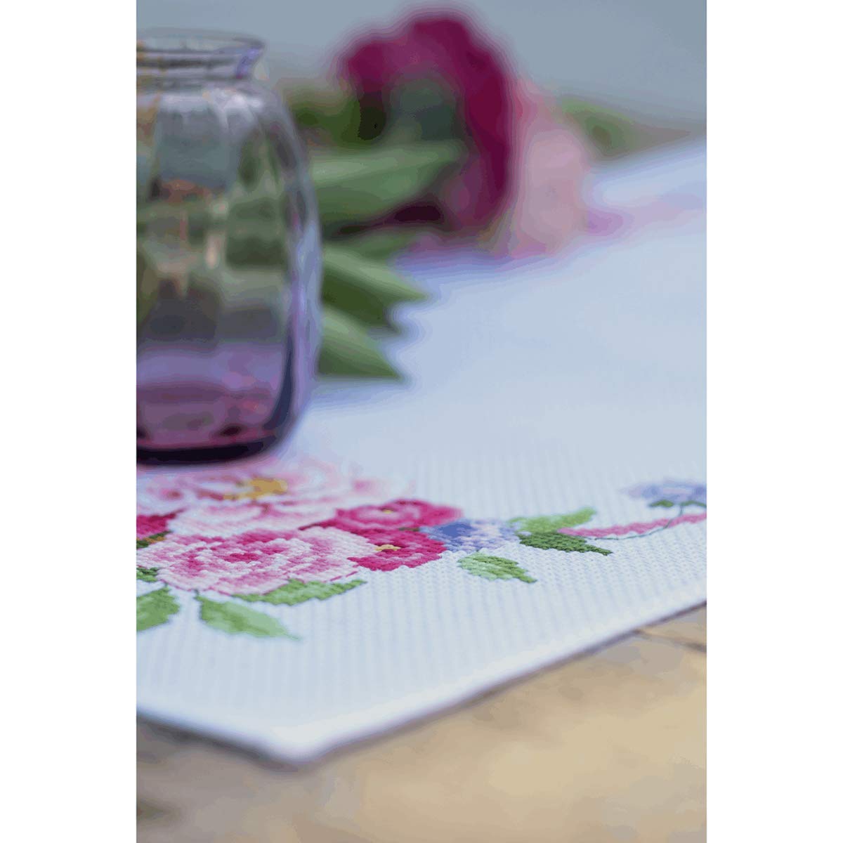 Chemin De Table Feuilles Dautomne Fleurs Sauvages Et Herbes Décoration