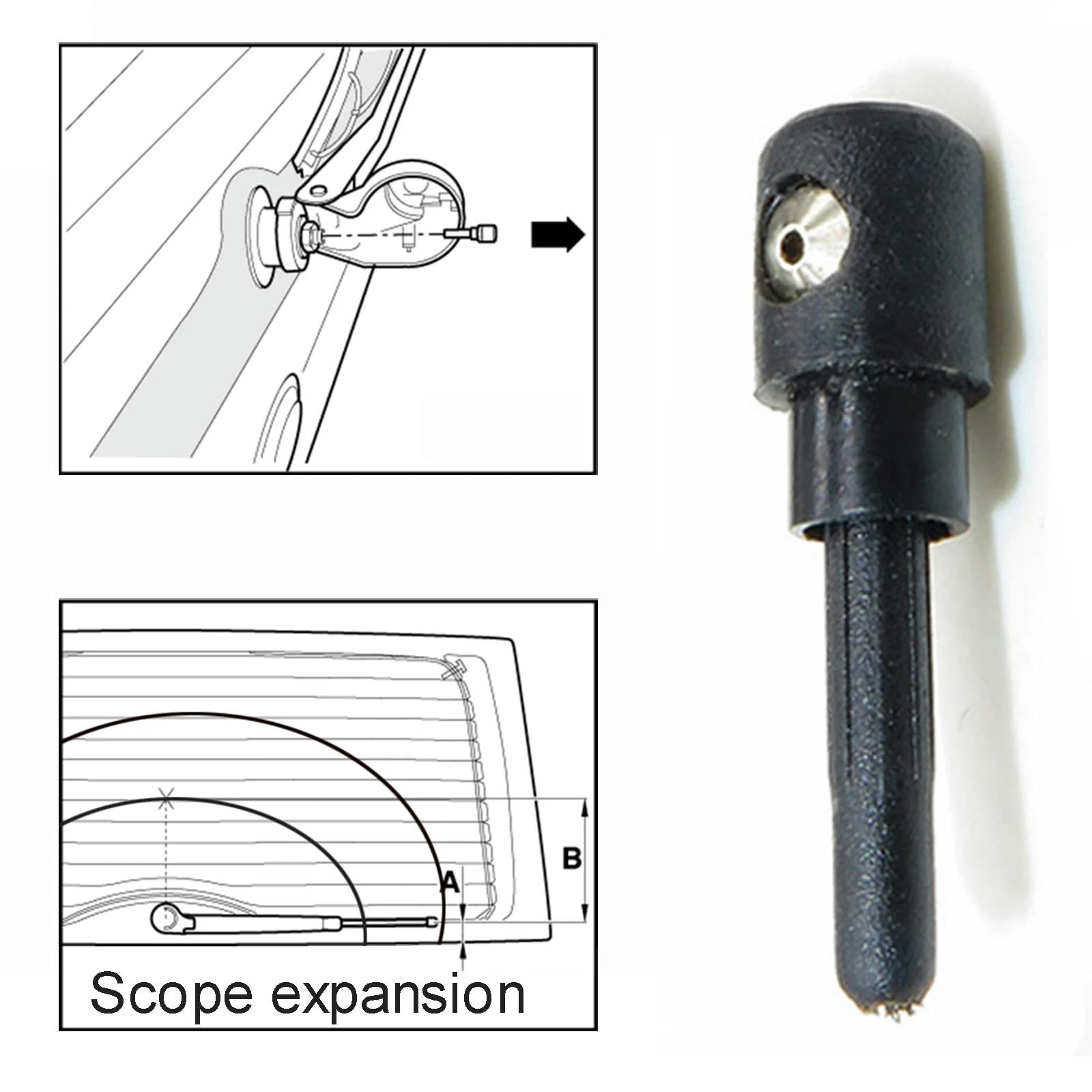 Tergicristallo Tergicristallo Posteriore Ugello Getto lavavetri Portellone Posteriore Finestrino Spingere spruzzatore Acqua per Mini One Cooper S R50 R53 2004-2006