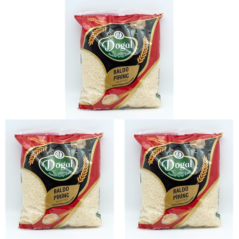 Doğal Bakliyat Baldo Pirinç 2 kg (3 paketi)