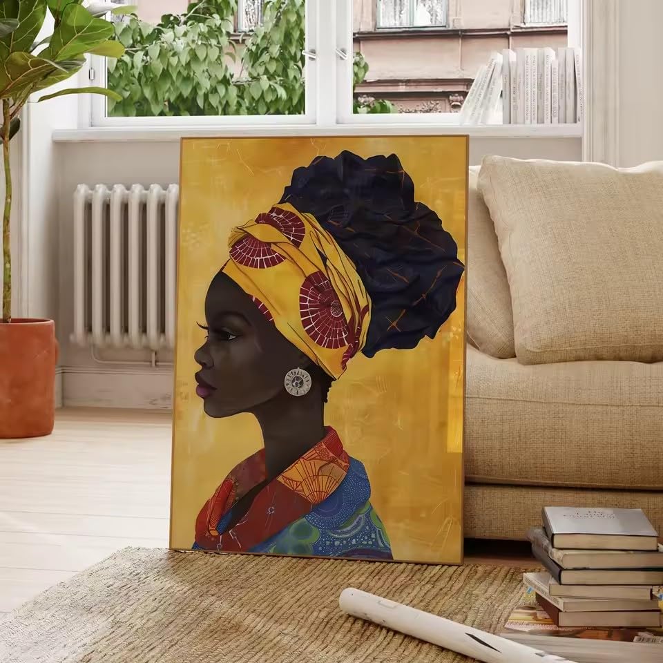 Pintura abstracta sobre lienzo de mujer BSIibncV, póster decorativo para sala de estar, 40x60cm