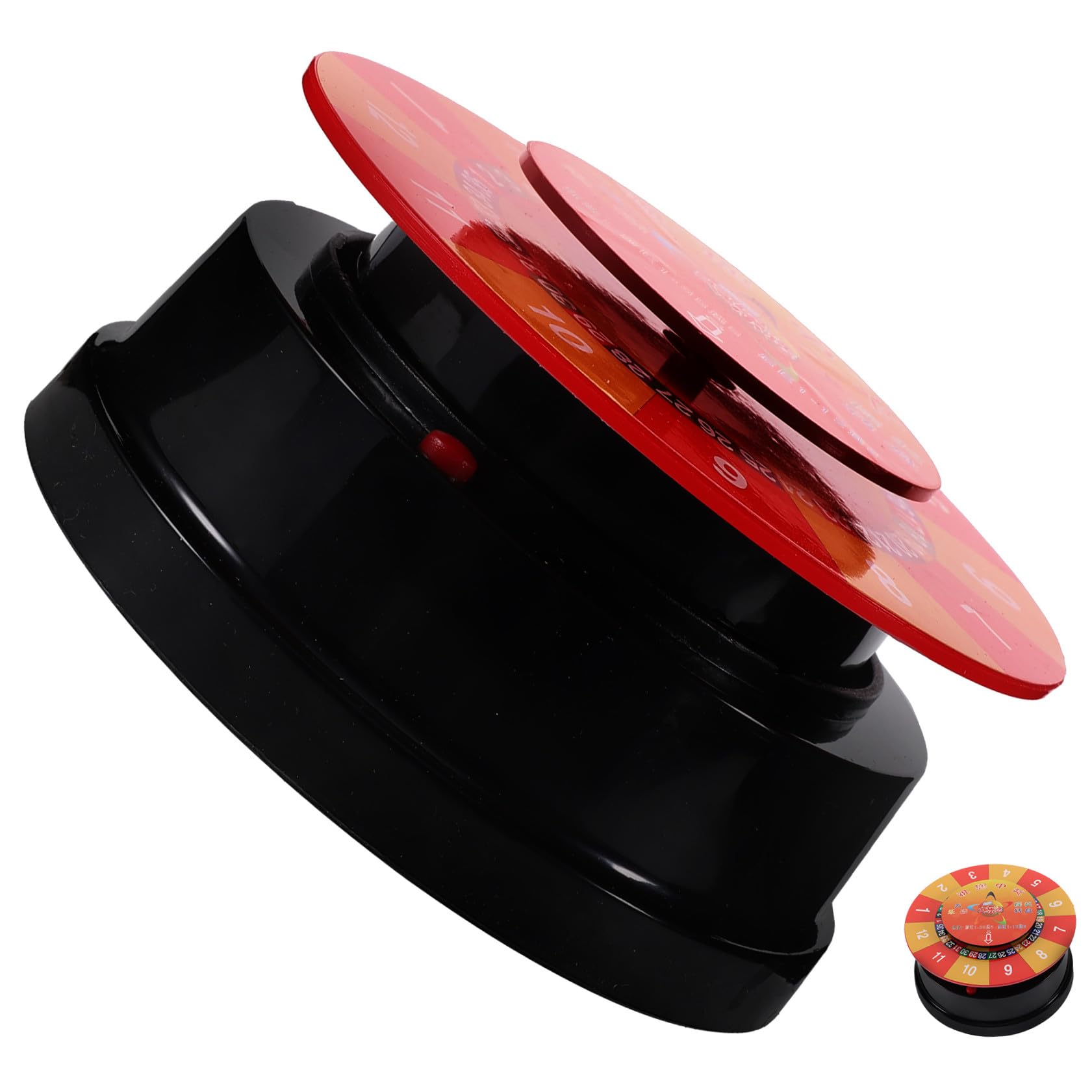 Game Rotating Roulette Wheel Party Prop for Family Gatherings Birthday Celebrations Lightweight Easy to Carry Engaging Tabletop Fun for All Ages