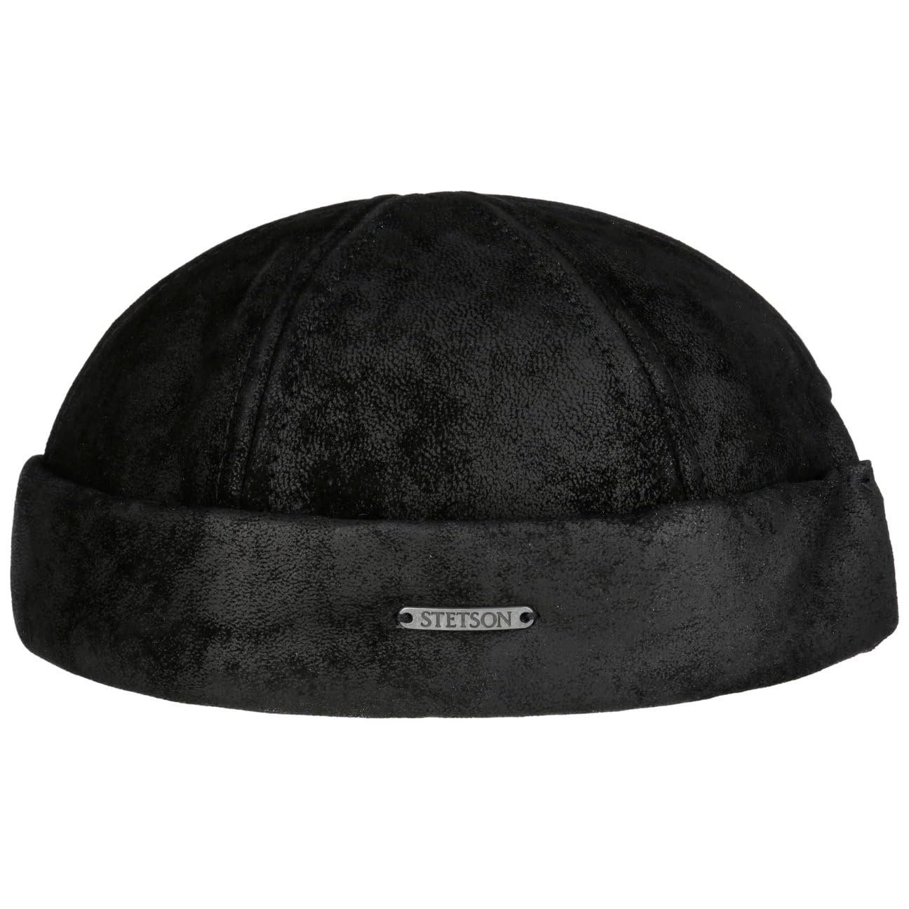 Stetson Pigskin Dockermütze Schirmmütze Leder Herren Herbst Winter